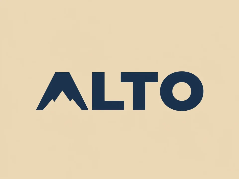 Fictional bold wordmark before background removal